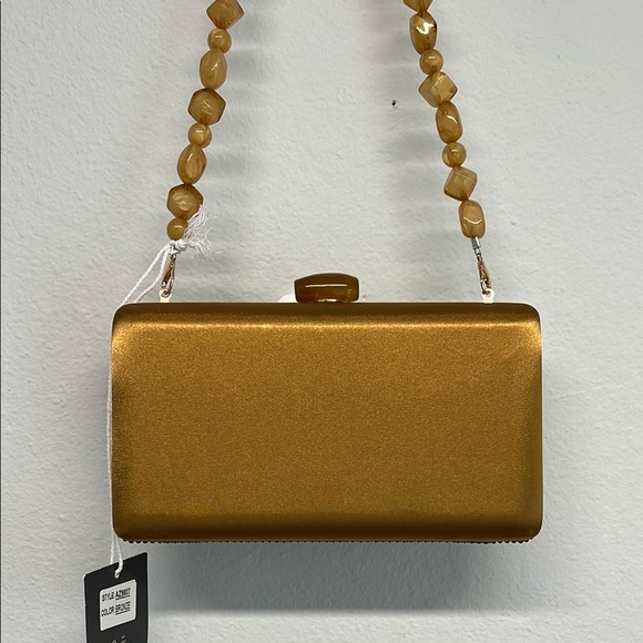 Haute Hippie | Bronze Beaded Clutch/Shoulder Bag ✨ - Picture 8 of 17